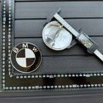 Új BMW 82mm Csomagtartó Gépház Motorház Jel Logo Felirat Embléma Fekete fotó