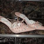 Baba rózsaszín különleges bőr sling / szling cipő. 38 Új! fotó