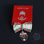 HORTHY - Magyar Vöröskereszt Ezüst Díszérme hadidíszítménnyel, dobozában fotó