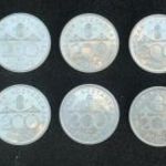 1992 ezüst 200 forint - 10 db fotó