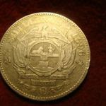 Dél-Afrika nagyméretű ezüst 2 1/2 shilling 1896 14, 1 gramm 0.925 32, 3 mm fotó