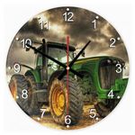 John Deere traktor 27 kör alakú üveg óra falióra fotó