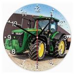 John Deere traktor 75 kör alakú üveg óra falióra fotó
