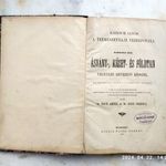 Kriesch János Ásvány Kőzet és Földtan 1895 régi könyv ritkaság fotó