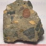 Konglomerátum (üledékes kőzet), kvarc ásvány (85.) fotó