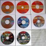 Chip magazin CD és DVD lemezek, 41 db retró fotó