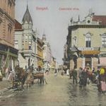 Szeged - piac , Párisi Nagyáruház 1915 fotó