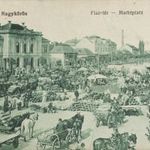 Nagykőrös piac 1918 fotó