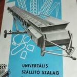 DDR MUNKAGÉPEK 1960 AS ÉVEK! UNIVERZÁLIS SZÁLLÍTÓ SZALLAG T 221/1-T224/1 MAGYAR PIACRA fotó