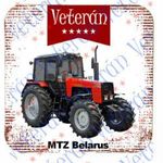 Veterán traktoros poháralátét - MTZ Belarus 1221.2 fotó