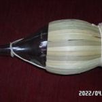 2 literes olasz, raffiával fonott borosüveg, vadi új eladó fotó