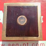 retro iparművész réz bronz fa doboz rendőrség police bm katona jelvény kitüntetés tárca fotó