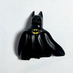 Batman maszk és köpeny EREDETI LEGO minifigura elem - Tim Burton 76252 Batcave - Shadow Box - Új fotó