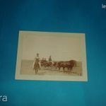 ANTIK FÉNYKÉP CCA 1900-AS ÉVEK LOVASKOCSI fotó