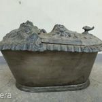 antik vas kandalló, kályha mellé való fahasáb tartó, szén tartó 34 fotó