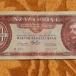 1947 -es Kossuth Címeres 100 Forint bankó Ritkább !!!!! (L1137) fotó
