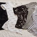 Női, S-es, 25 db-os, márkás ruhacsomag (fekete-fehér) fotó