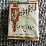 Ritka Bontatlan Chesterfield cigaretta a 60-as évekből. fotó