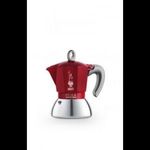 Bialetti Moka Induction 2 személyes kávéfőző piros (6942) (B6942) fotó