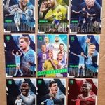 8 Unbeatable és 1 Pure Football focis kártya teljes sor Panini Top Class 2023 fotó
