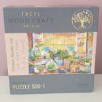 Trefl Puzzle Wood Craft: Tengerparti nyaraló 500+1 darabos puzzle fából fotó