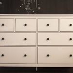 Ikea Hemnes Komód 8 fiókos fehér fotó