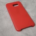 Samsung S7 Edge telefontok - szilikon, piros fotó