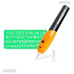 Mini kézi extra könnyű AA elemes gravírozó csiszoló ceruza toll szerszám 3 VDC + sablon fotó