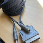 Bandridge átjátszó kábel SCART, 3, 5mm sztereo jack, S-VIDEO; extra 5m kábel (11. tétel) fotó