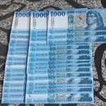 1000 forint 2017-2018-2021-2023 teljes UNC sor egyben fotó