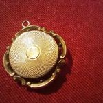 Antik arany medál nyitható fényképtartós nyitható hajtincs vagy fényképtartó 14k fotó