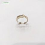 14 Karátos, 2, 64g. Fehér arany Sorköves Női Gyűrű (No. 23/61) fotó
