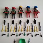 Régi Schenk arab játék figurák fegyverekkel és kiegészítőkkel fotó