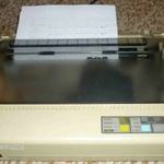 Star LC-10 printer párhuzamos portos, ön tesztel működik, a festék szalag már régi, retró fotó