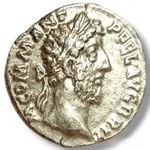 Commodus 177-192 Denar, Róma, Genius, Római Birodalom fotó