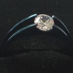 Gyönyörű kristályos acél bizsu gyűrű 18 fotó