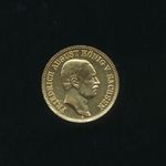 Szászország 20 márka 1914, Friedrich August király, aranyérme fotó