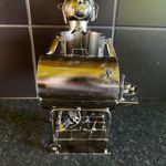 Steampunk BBQ grillező figura ?17x25 cm magas nagyobb méretű figura. fotó