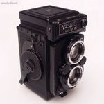Yashica Mat 124 régi 6x6 közép formátum fényképezőgép régiség fotó