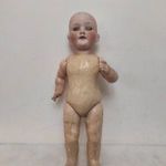 Antik baba Armand Marseille 390.A.4.M. Germany porcelán fejű játék Porzellan antike Puppe 180 6652 fotó