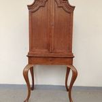 Antik barokk bútor kabinetszekrény póklábas kabinet szekrény staro&zcaron;itný nábytok 8380 fotó