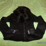 Mayo Chix Fekete Irha Jellegű Kabát M-es Új címkés fotó