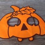 Halloween tök gyerek szemmaszk álarc farsangi jelmez kiegészítő KÉSZLETEN fotó