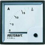 Analóg beépíthető lágyvasas táblaműszer, beépíthető árammérő műszer 15A Voltcraft AM 72x72 fotó