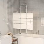 Fehér ESG zuhanykabin összecsukható ajtóval 100 x 140 cm fotó