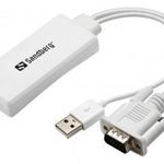 Sandberg VGA+Audio to HDMI Converter White 508-78 Kiegészítő, Kellék Speciális átalakító fotó