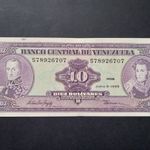 Venezuela 10 Bolivares 1995 XF+ fotó