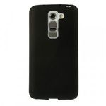 Hátlapvédő telefontok gumi / szilikon (matt, Fényes keret) Fekete [LG G2 mini (D620)] fotó