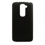 Műanyag hátlapvédő telefontok gumírozott Fekete [LG G2 mini (D620)] fotó