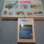 Modul 23 és motoros kiegészítő műanyag építő játék dobozában régi retró játék fotó